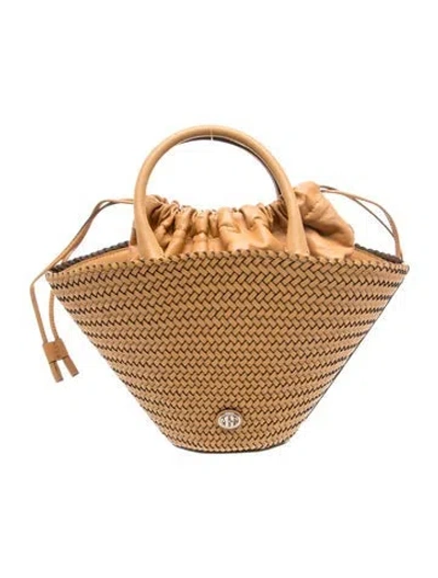 Pre-owned Michael Kors Leather Bucket Bag In Brown