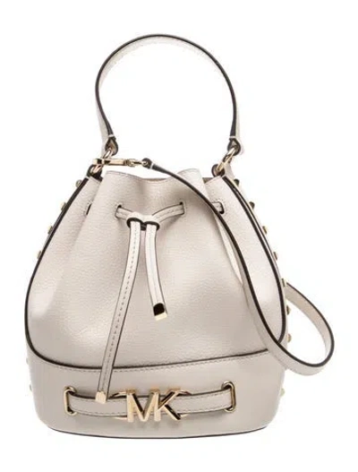 Pre-owned Michael Kors Leather Bucket Bag In Neutral