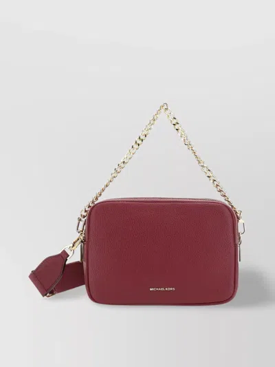 Michael Kors Leather Camera Bag Chain Strap