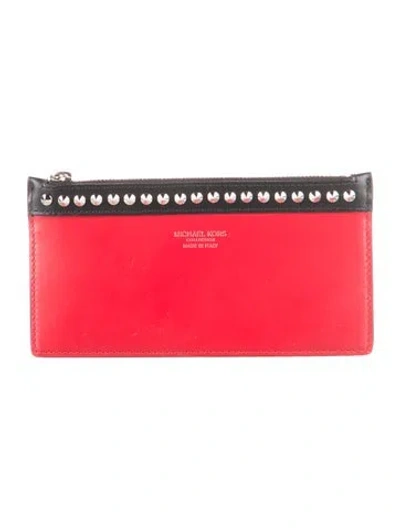 Pre-owned Michael Kors Leather Card Holder In Multi
