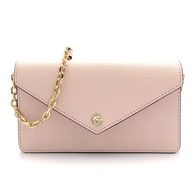 Pre-owned Michael Kors Leather Chain/shoulder Wallet () In Multi