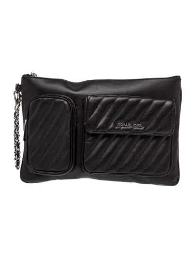 Pre-owned Michael Kors Leather Clutch In Multi