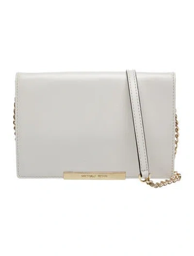 Pre-owned Michael Kors Leather Clutch In Neutral