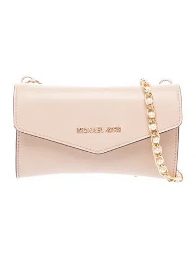 Pre-owned Michael Kors Leather Clutch In Pink