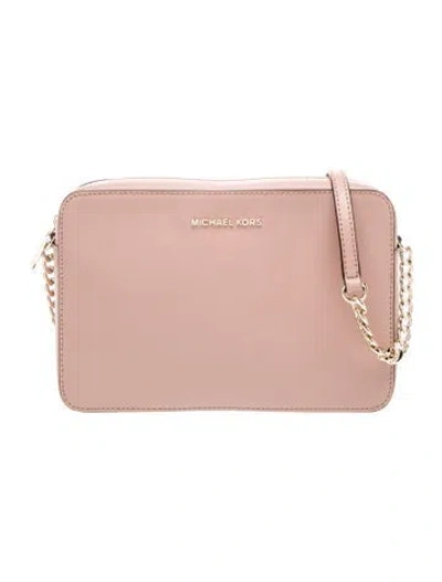 Pre-owned Michael Kors Leather Clutch In Pink