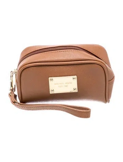 Pre-owned Michael Kors Leather Clutch In Pink