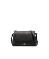 Michael Kors Leather Crossbody Bag In Black