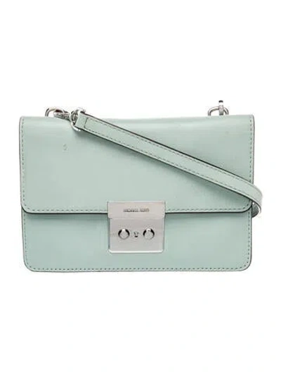 Pre-owned Michael Kors Leather Crossbody Bag In Blue