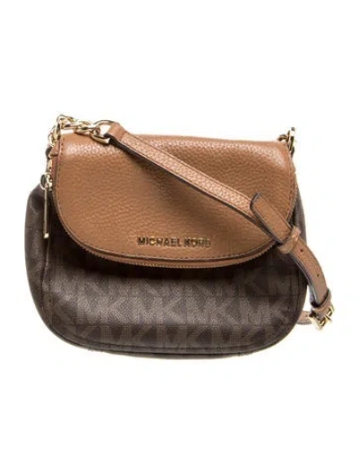 Pre-owned Michael Kors Leather Crossbody Bag In Brown