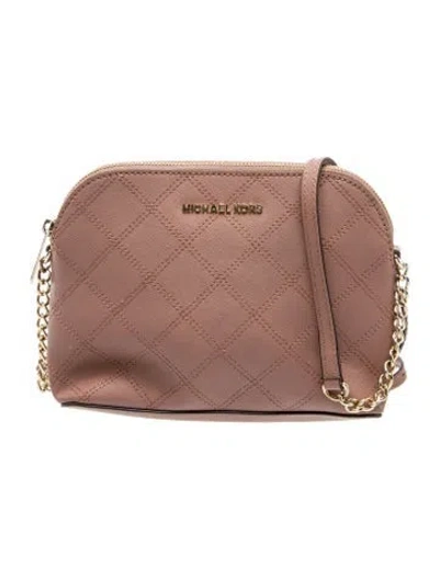 Pre-owned Michael Kors Leather Crossbody Bag In Brown