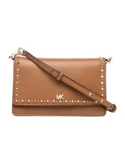 Pre-owned Michael Kors Leather Crossbody Bag In Brown