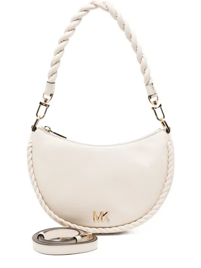 Michael Kors Leather Crossbody Bag In Neutral
