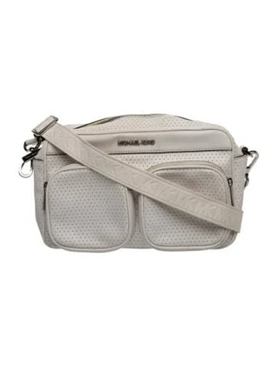 Pre-owned Michael Kors Leather Crossbody Bag In Neutral