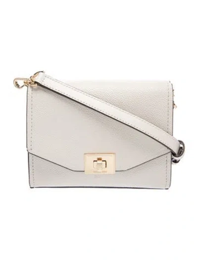 Pre-owned Michael Kors Leather Crossbody Bag In Neutral