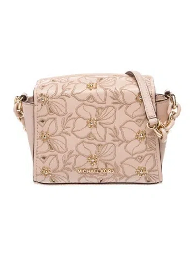 Pre-owned Michael Kors Leather Crossbody Bag In Pink