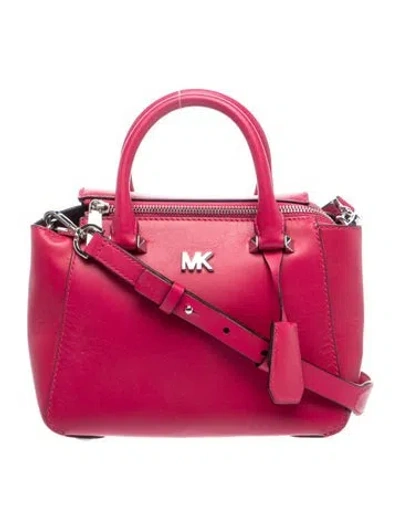 Pre-owned Michael Kors Leather Crossbody Bag In Pink