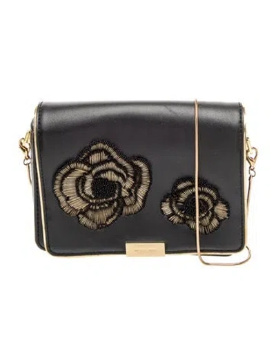 Pre-owned Michael Kors Leather Evening Bag In Black