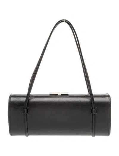 Pre-owned Michael Kors Leather Evening Bag In Gray