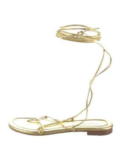 Pre-owned Michael Kors Leather Gladiator Sandals