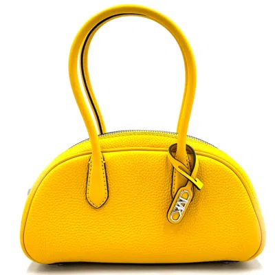 Pre-owned Michael Kors Leather Handbag () In Yellow