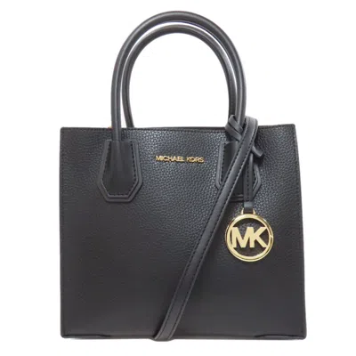 Pre-owned Michael Kors Leather Handbag () In Black