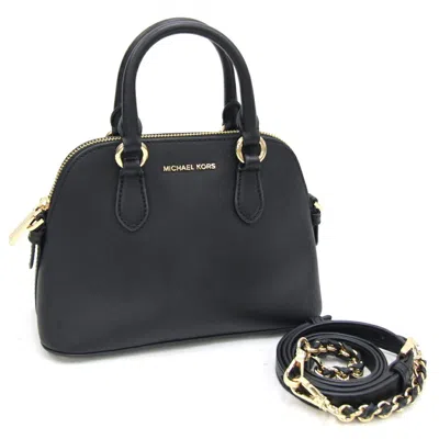 Pre-owned Michael Kors Leather Handbag () In Black