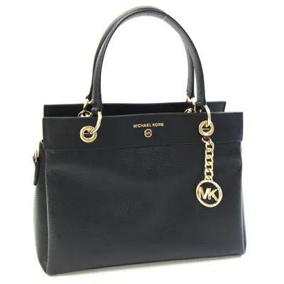 Pre-owned Michael Kors Leather Handbag () In Black