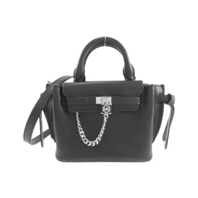 Pre-owned Michael Kors Leather Handbag () In Black