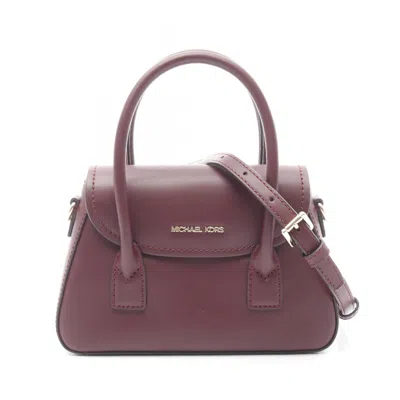 Pre-owned Michael Kors Leather Handbag () In Blue