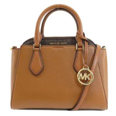Pre-owned Michael Kors Leather Handbag () In Brown