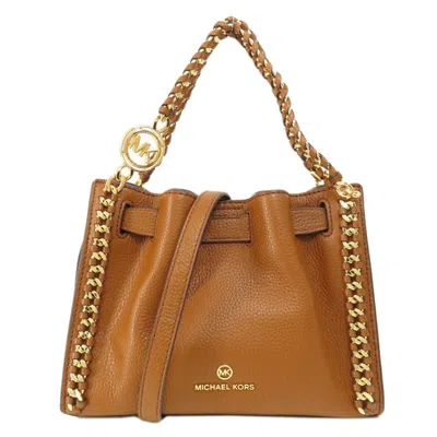 Pre-owned Michael Kors Leather Handbag () In Brown