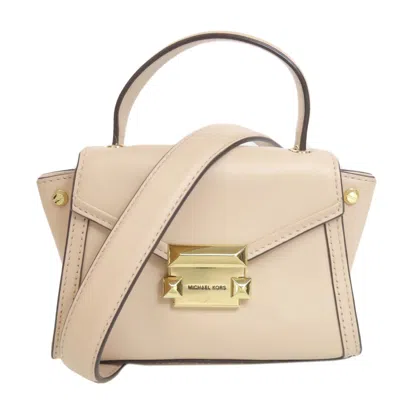 Pre-owned Michael Kors Leather Handbag () In Pink