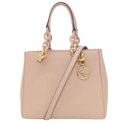 Pre-owned Michael Kors Leather Handbag () In Pink