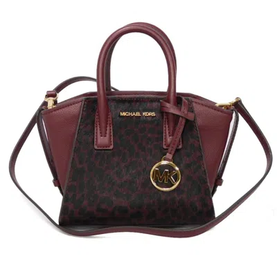 Pre-owned Michael Kors Leather Handbag Shoulder Bag () In Pink