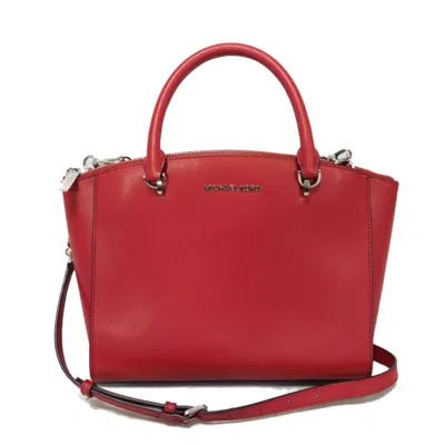 Pre-owned Michael Kors Leather Handbag Shoulder Bag ()