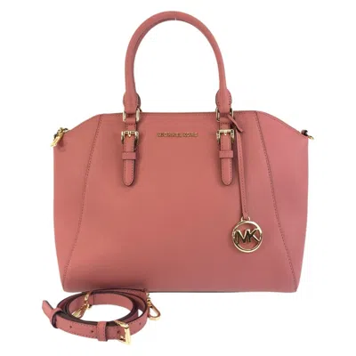 Pre-owned Michael Kors Leather Handbag Shoulder Bag ()
