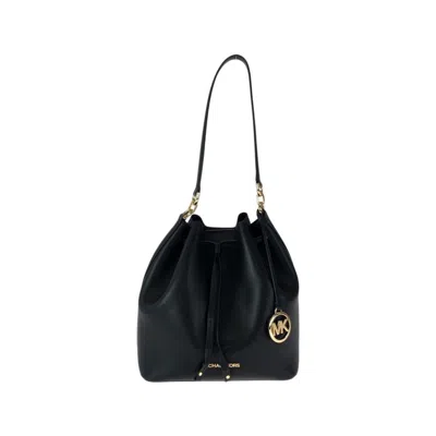 Pre-owned Michael Kors Leather Handbag Shoulder Bag () In Black