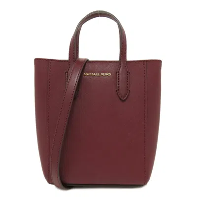 Pre-owned Michael Kors Leather Handbag Shoulder Bag () In Blue