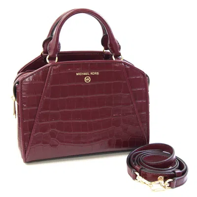 Pre-owned Michael Kors Leather Handbag Shoulder Bag () In Blue