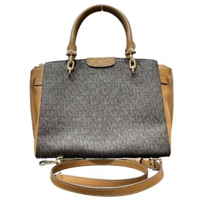 Pre-owned Michael Kors Leather Handbag Shoulder Bag () In Brown