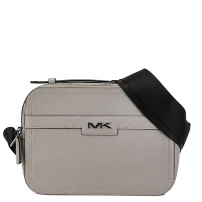 Pre-owned Michael Kors Leather Handbag Shoulder Bag () In Grey