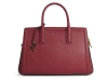 Michael Kors Medium Laila Mulberry Leather Handbag In Burgundy