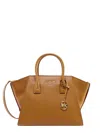 Michael Kors Leather Handbag With Frontal Logo