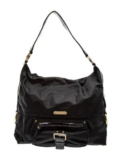 Pre-owned Michael Kors Leather Hobo In Black