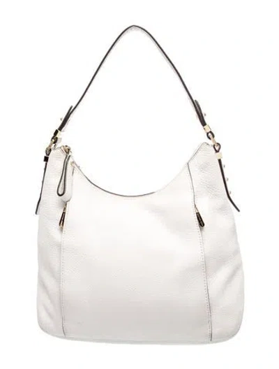 Pre-owned Michael Kors Leather Hobo In Neutral