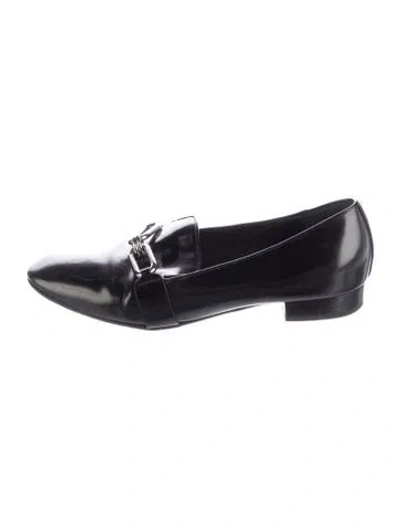 Pre-owned Michael Kors Leather Loafers In Blue