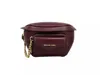 Michael Kors Leather Maise 2 In 1 Fanny Waist Pack Bag Women's Maroon
