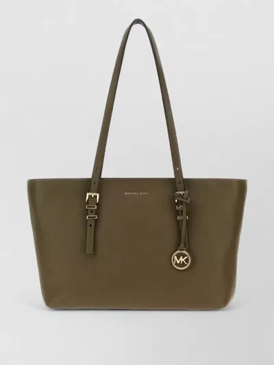 Michael Kors Leather Medium Quinn Shopping Tote Bag