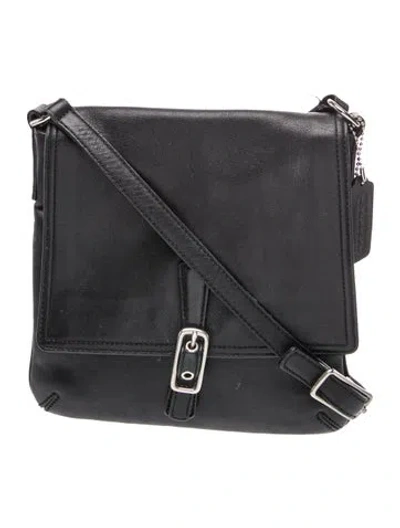 Pre-owned Michael Kors Leather Messenger Bag In Gray