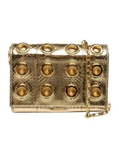Pre-owned Michael Kors Leather Minaudière In Multi